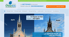 Desktop Screenshot of chesneau-environnement.fr